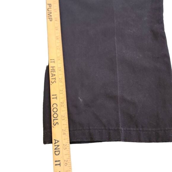 Pendleton Plus Size 16W  Black Cropped Pants 3 Pockets Lightweight 100%Cotton - Picture 8 of 9